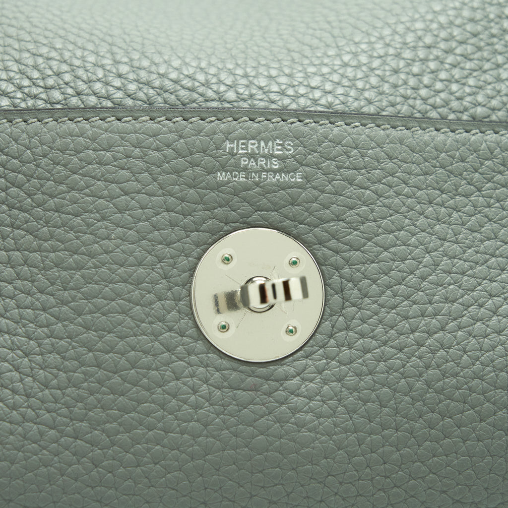 HERMES LINDY 26 CLEMENCE GRIS MOTTE SHW
