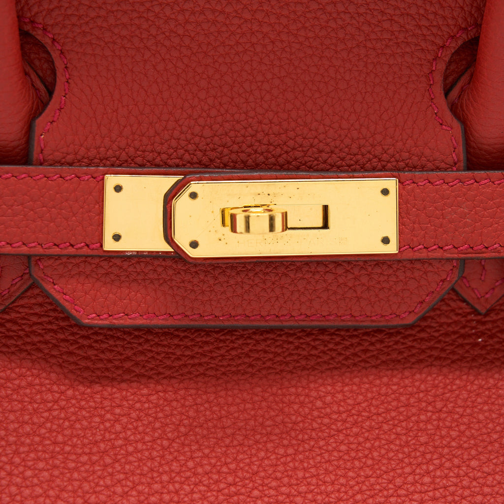 HERMES BIRKIN 30 TOGO D5 GERANIUM GHW