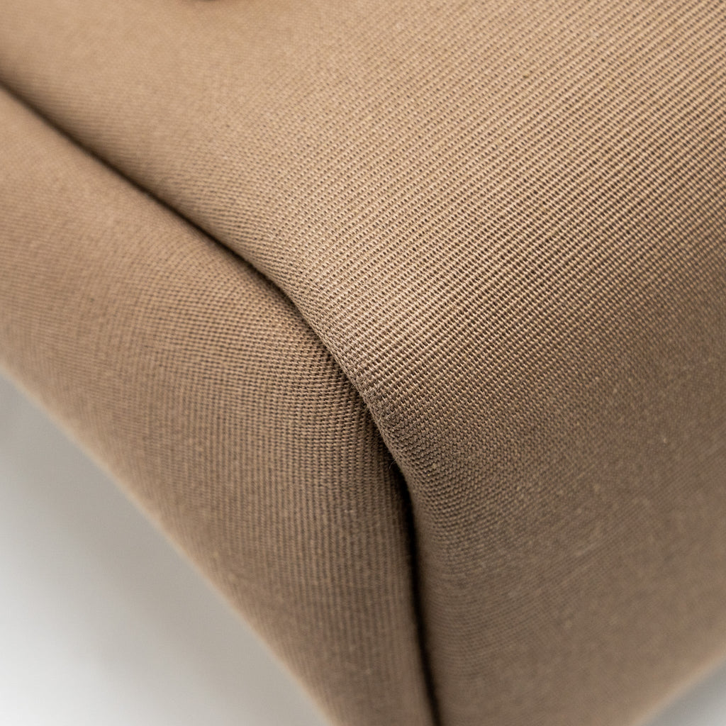 HERMES HERBAG31 ZIP BAG CANVAS / HUNTER ETOUPE / NATURAL SABLE GHW