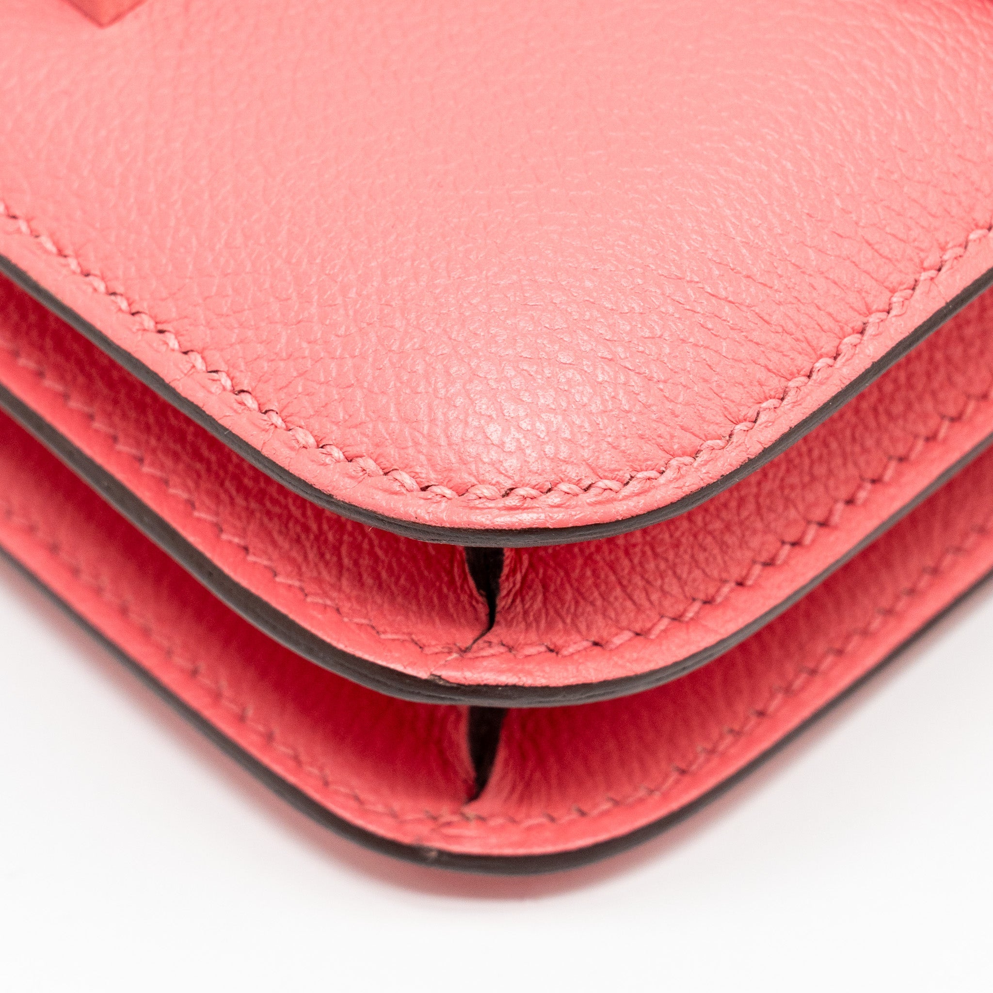 HERMES MINI CONSTANCE EVERCOLOR 8W ROSE AZALEE SHW