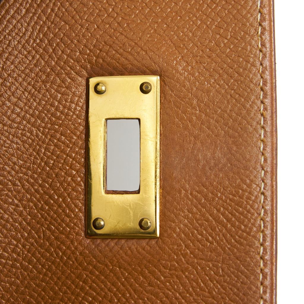 HERMES KELLY 32 GOLD WITH GHW EPSOM