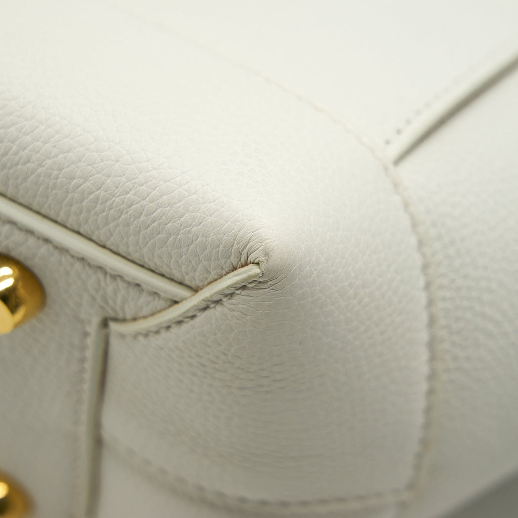 BOTTEGA VENETA  MEDIUM ARCO BAG WHITE