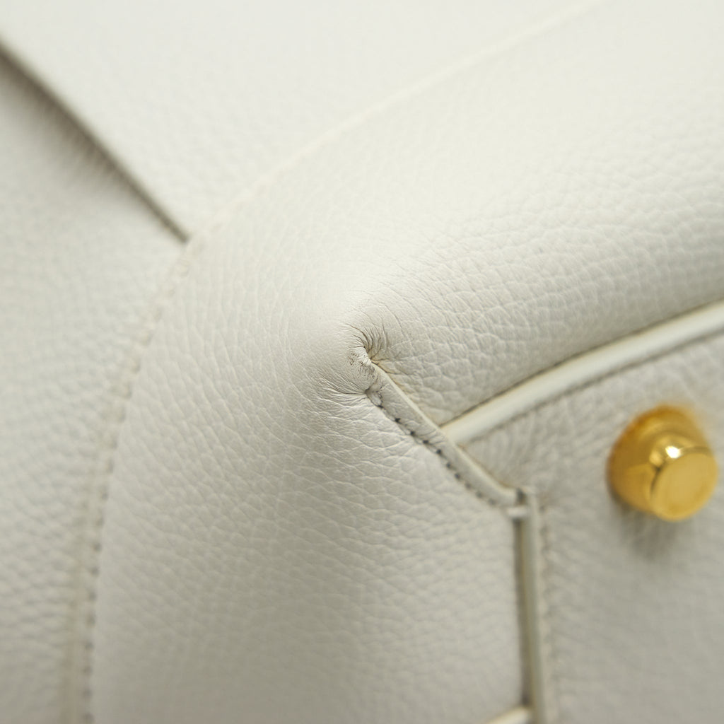 BOTTEGA VENETA  MEDIUM ARCO BAG WHITE