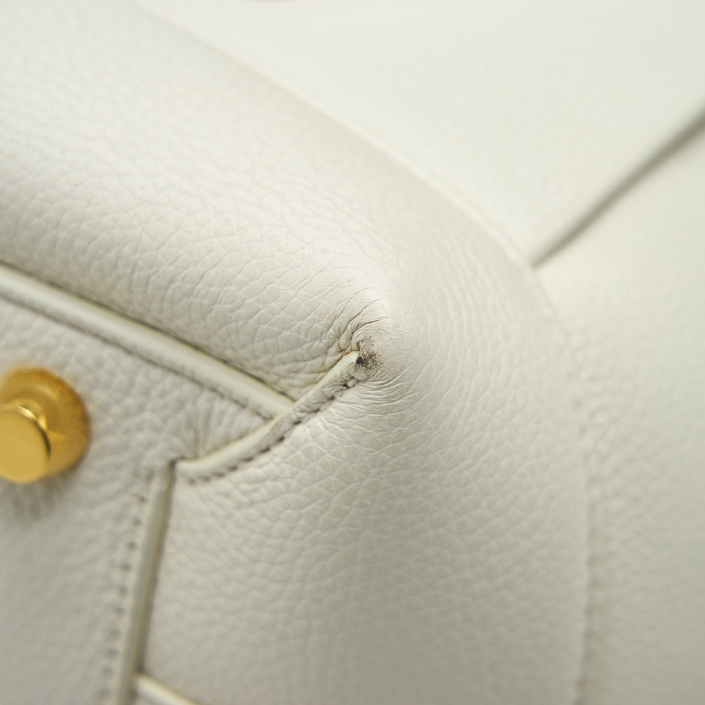 BOTTEGA VENETA  MEDIUM ARCO BAG WHITE