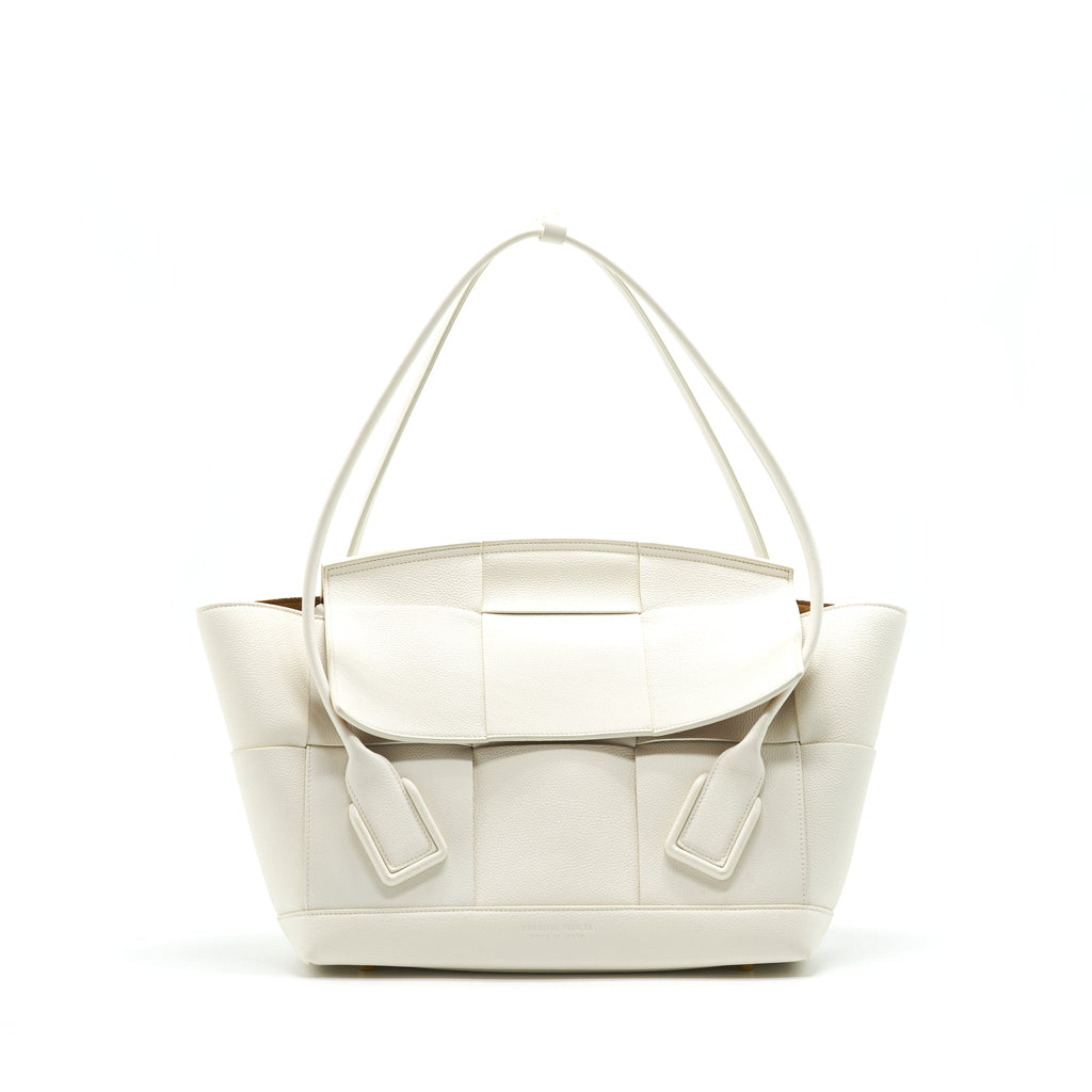 BOTTEGA VENETA  MEDIUM ARCO BAG WHITE