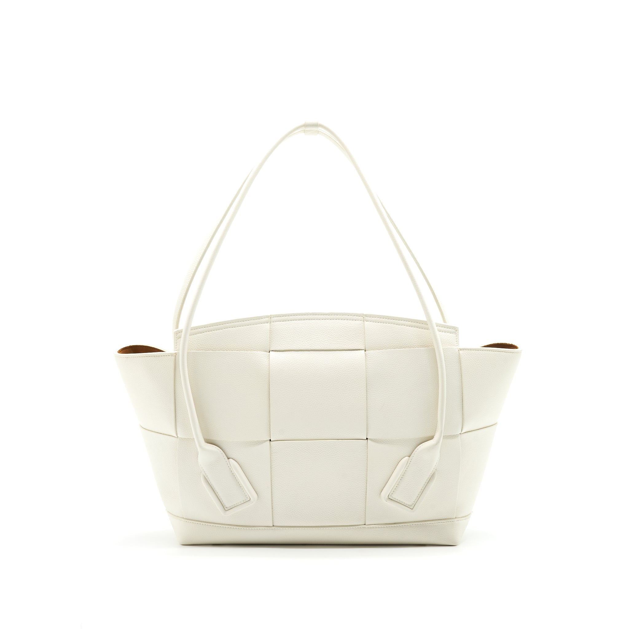 BOTTEGA VENETA  MEDIUM ARCO BAG WHITE