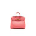 HERMES BIRKIN TOGO 25 ROSE LIPSTICK GHW