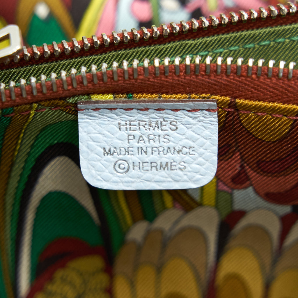 HERMES SILK IN COMPACT WALLET