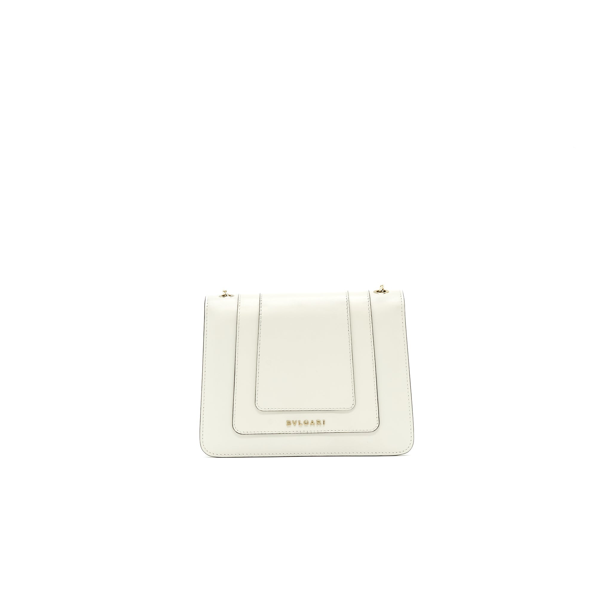 BVLGARI SERPENTI FOREVER CROSSBODY BAG WHITE