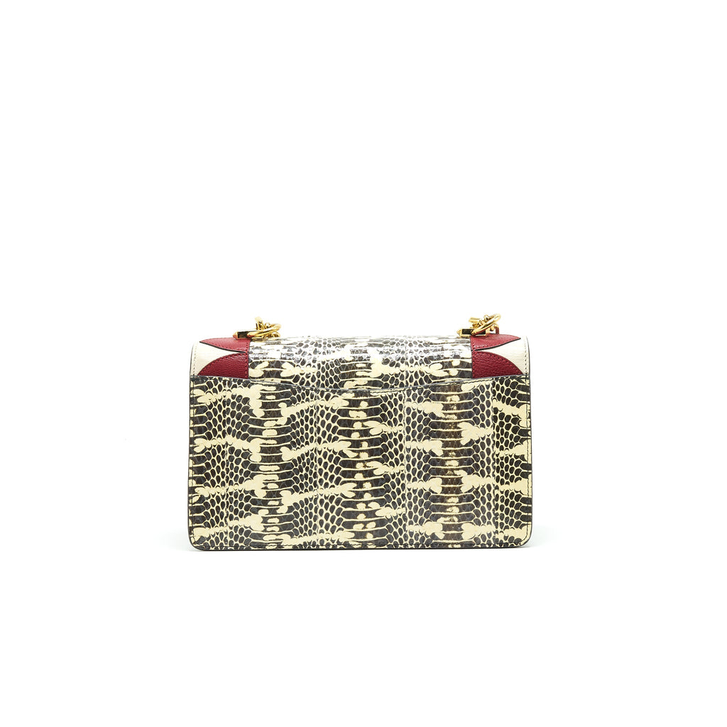 GUCCI FOX FLAP PYTHON BAG LIMITED