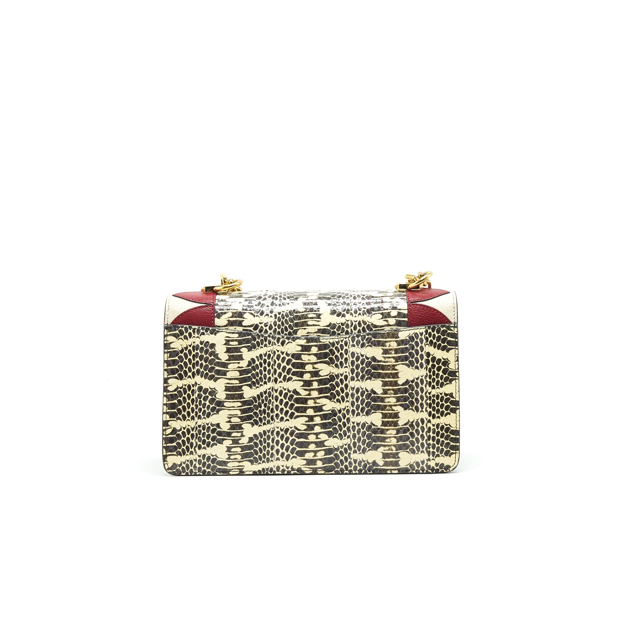 GUCCI FOX FLAP PYTHON BAG LIMITED