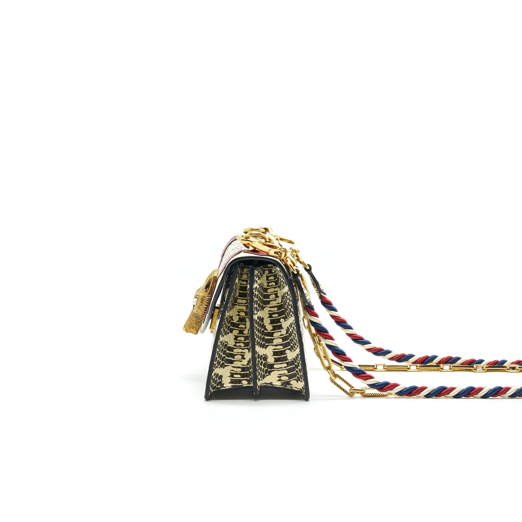 GUCCI FOX FLAP PYTHON BAG LIMITED