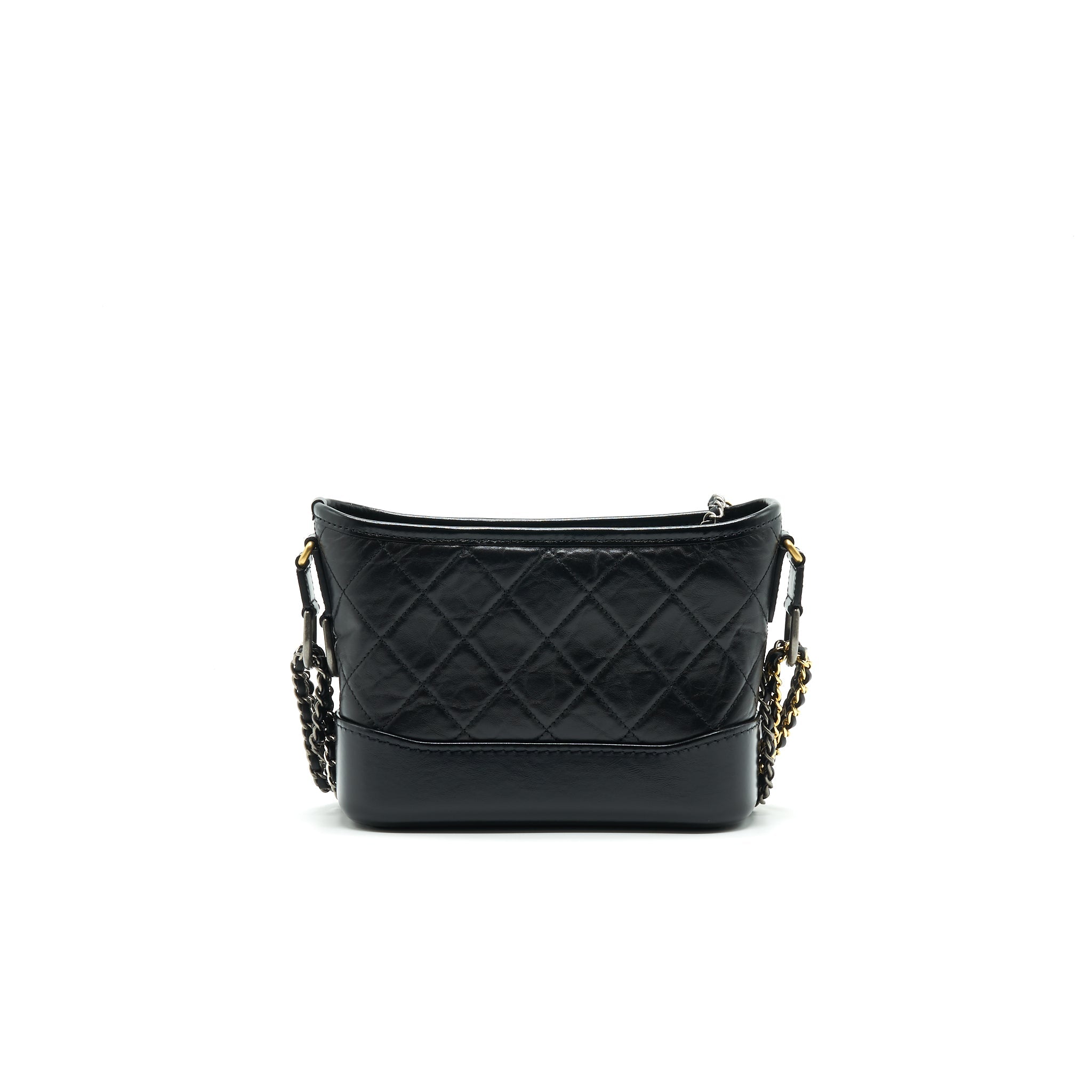 CHANEL SMALL GABRILLE HOBO BAG BLACK