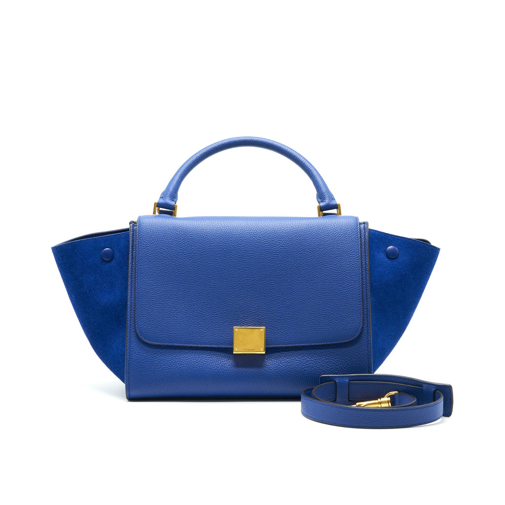 CELINE TRAPEZE BLUE WITH GHW