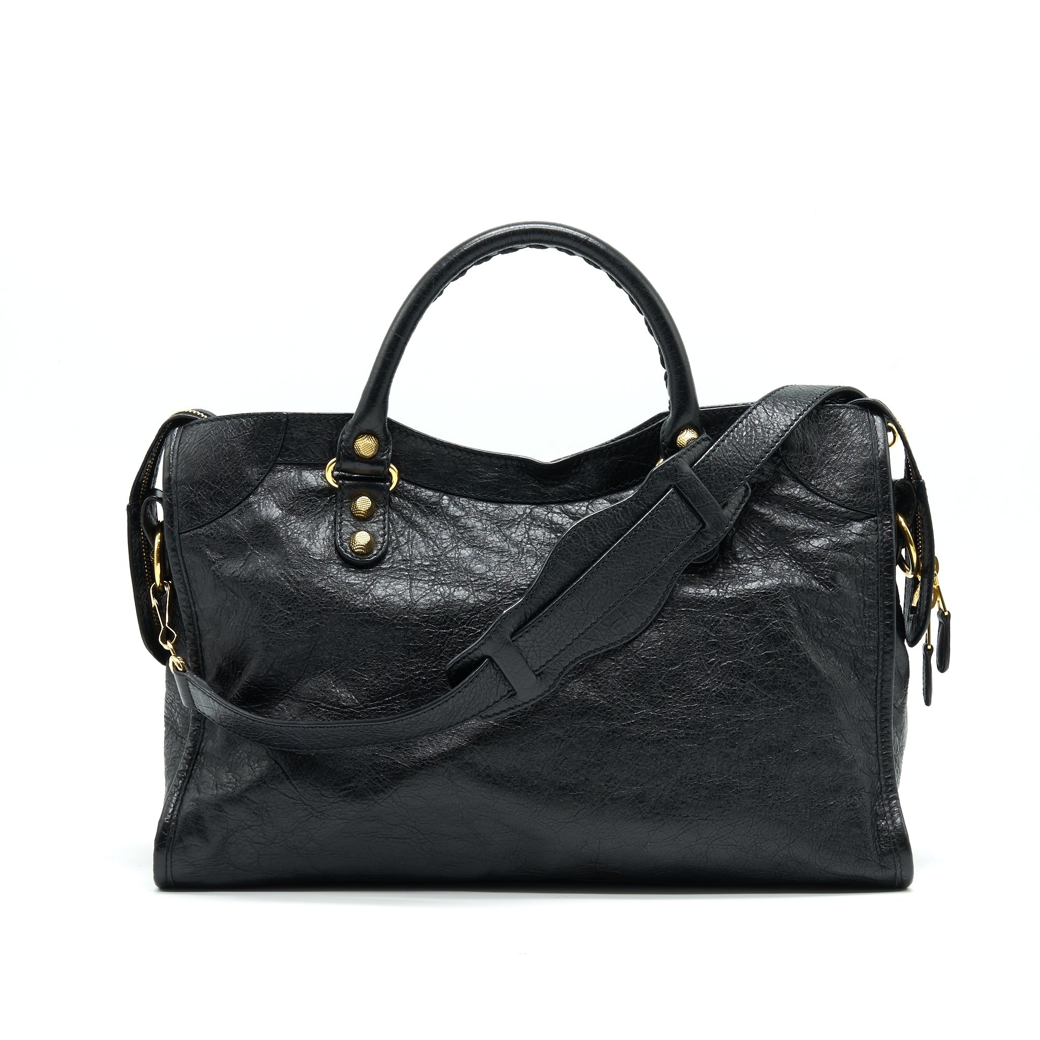 BALENCIAGA GIANT CITY BAG BLACK