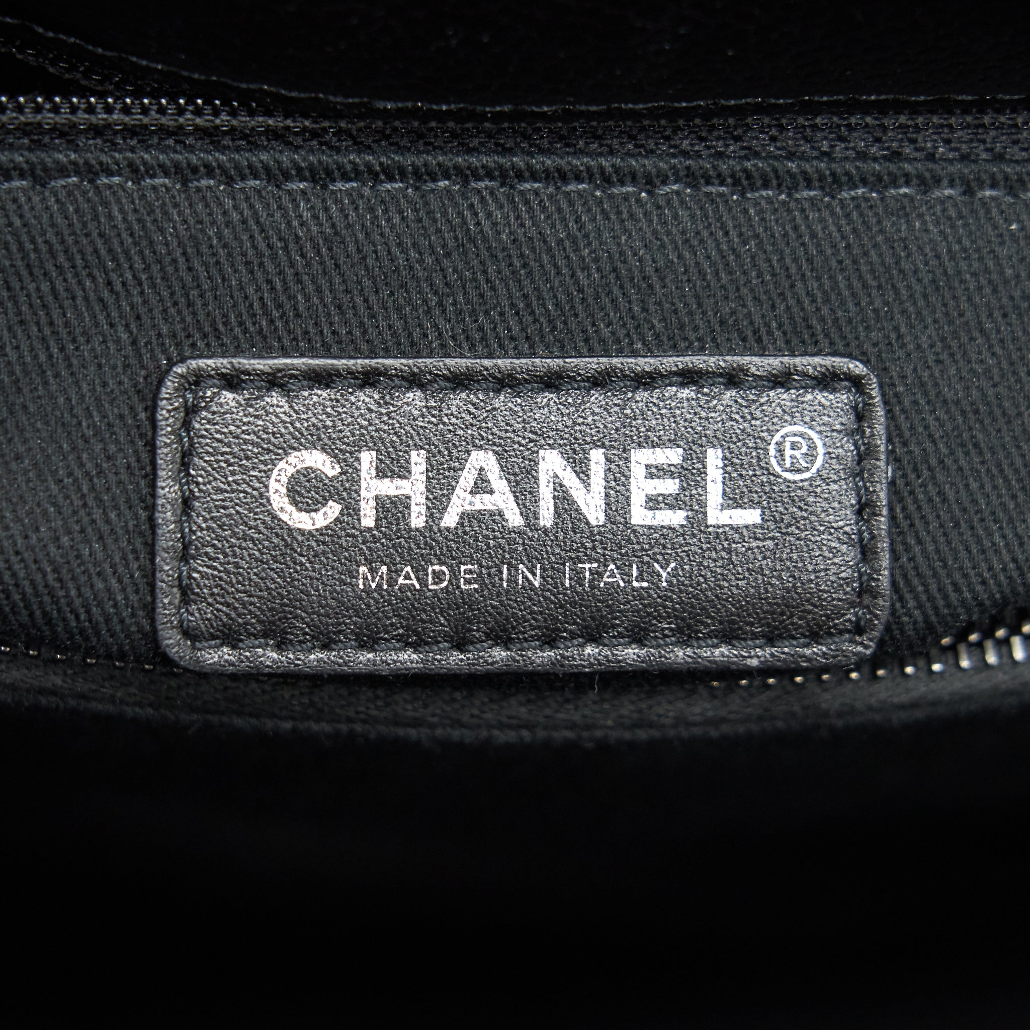CHANEL COCO HANDLE SMALL FLAP BAG GRAINED CALFSKIN & BLACK METAL