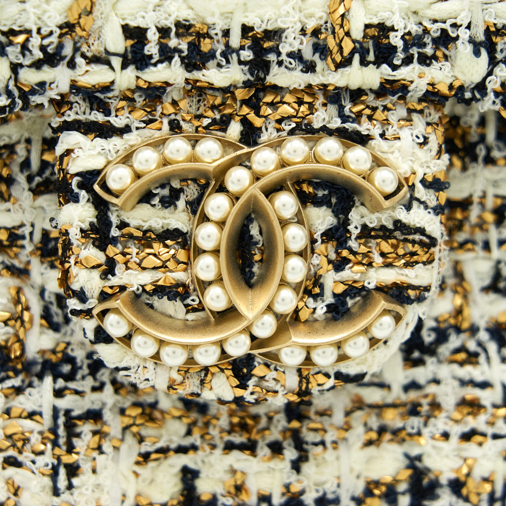 CHANEL TWEED FLAP BAG LIMITED EDITION