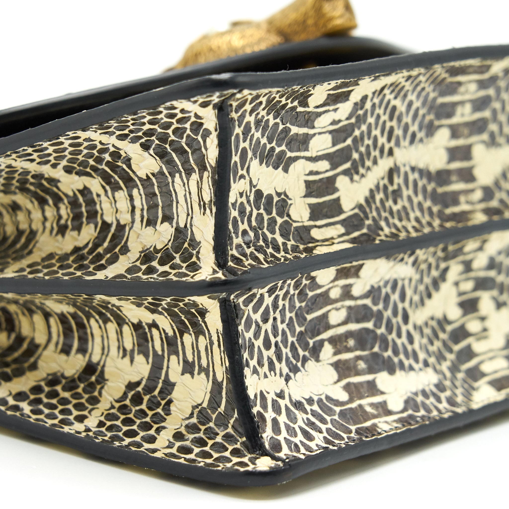 GUCCI FOX FLAP PYTHON BAG LIMITED