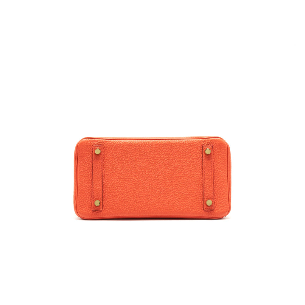 HERMES BIRKIN TOGO 25 ORANG POPPY