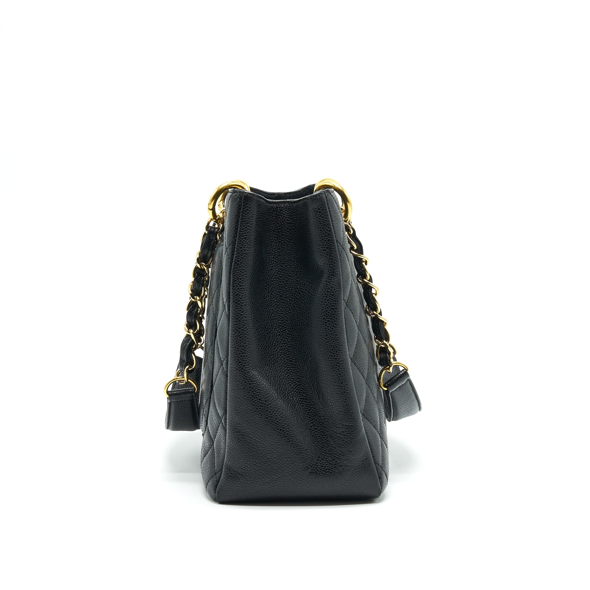 CHANEL CAVIAR GRAND SHOPPING TOTE GST BLACK