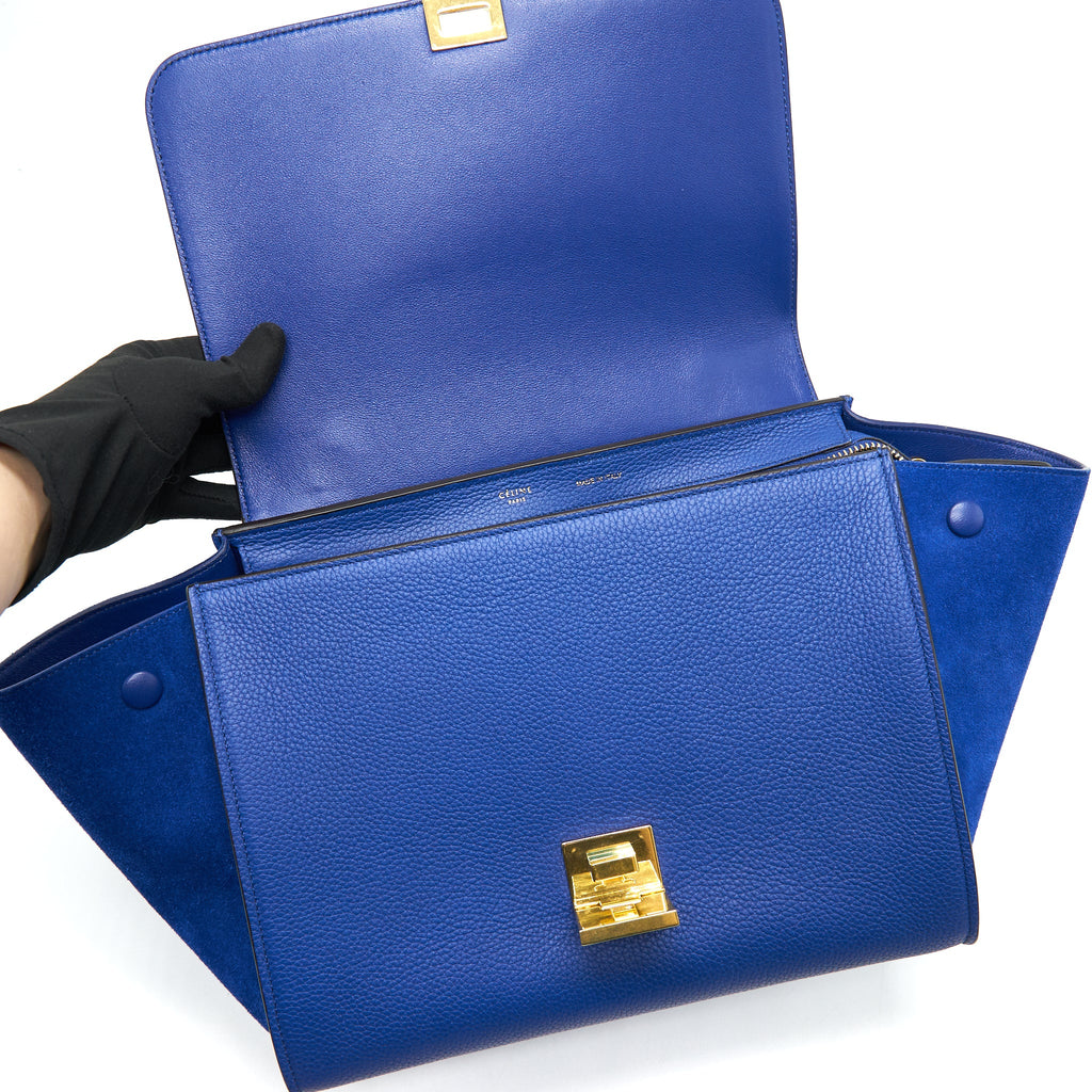 CELINE TRAPEZE BLUE WITH GHW