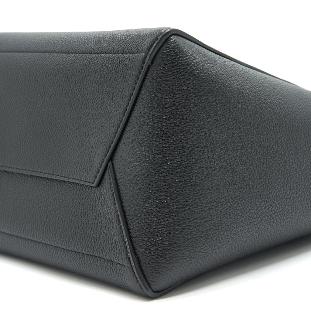 CELINE SANGLE BUCKET BAG BLACK WITH GHW