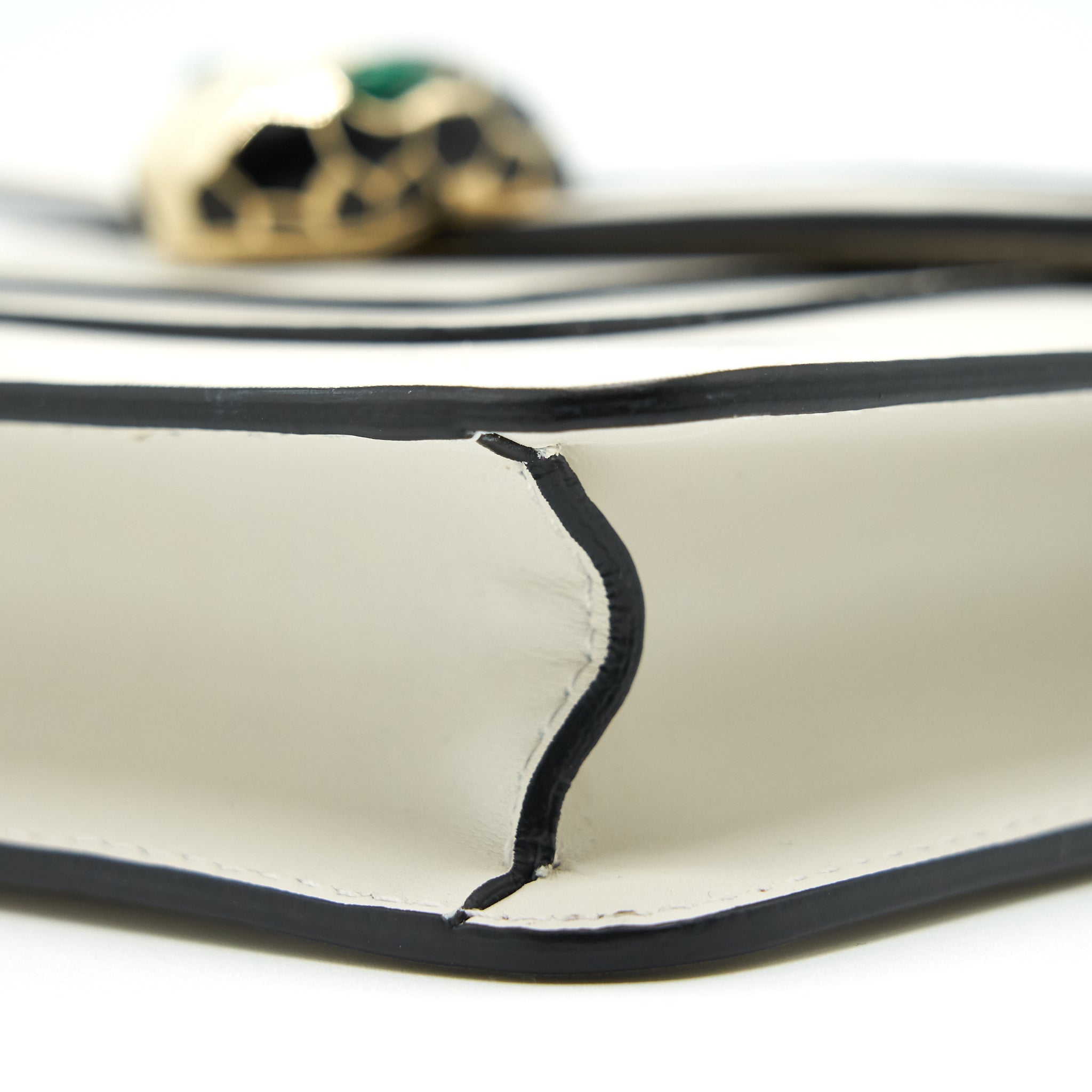 BVLGARI SERPENTI FOREVER CROSSBODY BAG WHITE