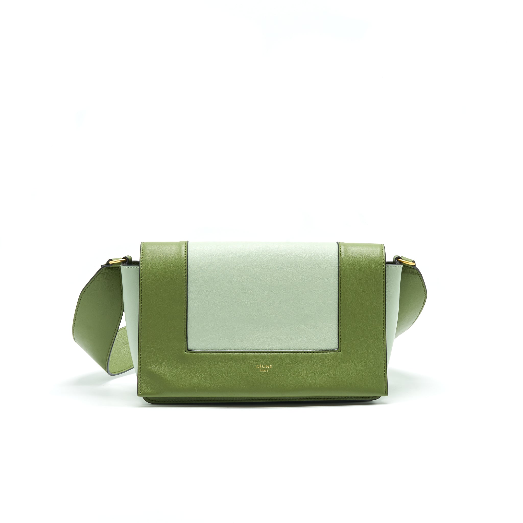 CELINE FRAME BAG SHOULDER BAG GREEN