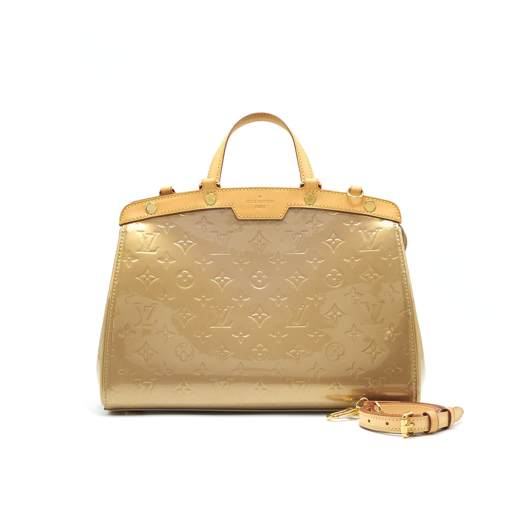 LOUIS VUITTON VERNIS BREA MM BEIGE POUDRE
