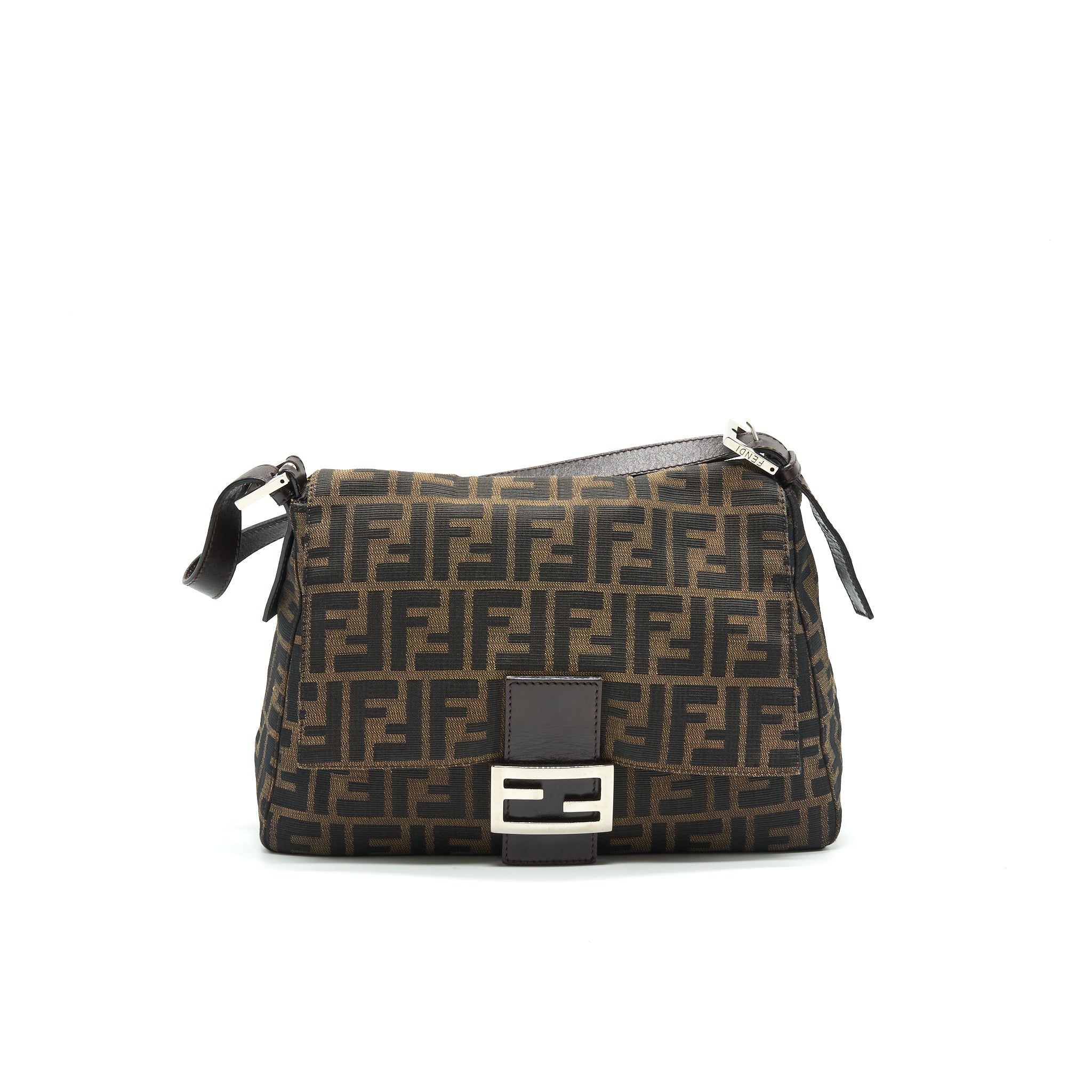 FENDI VINTAGE ZUCCA MAMMA BAGUETTE BAG