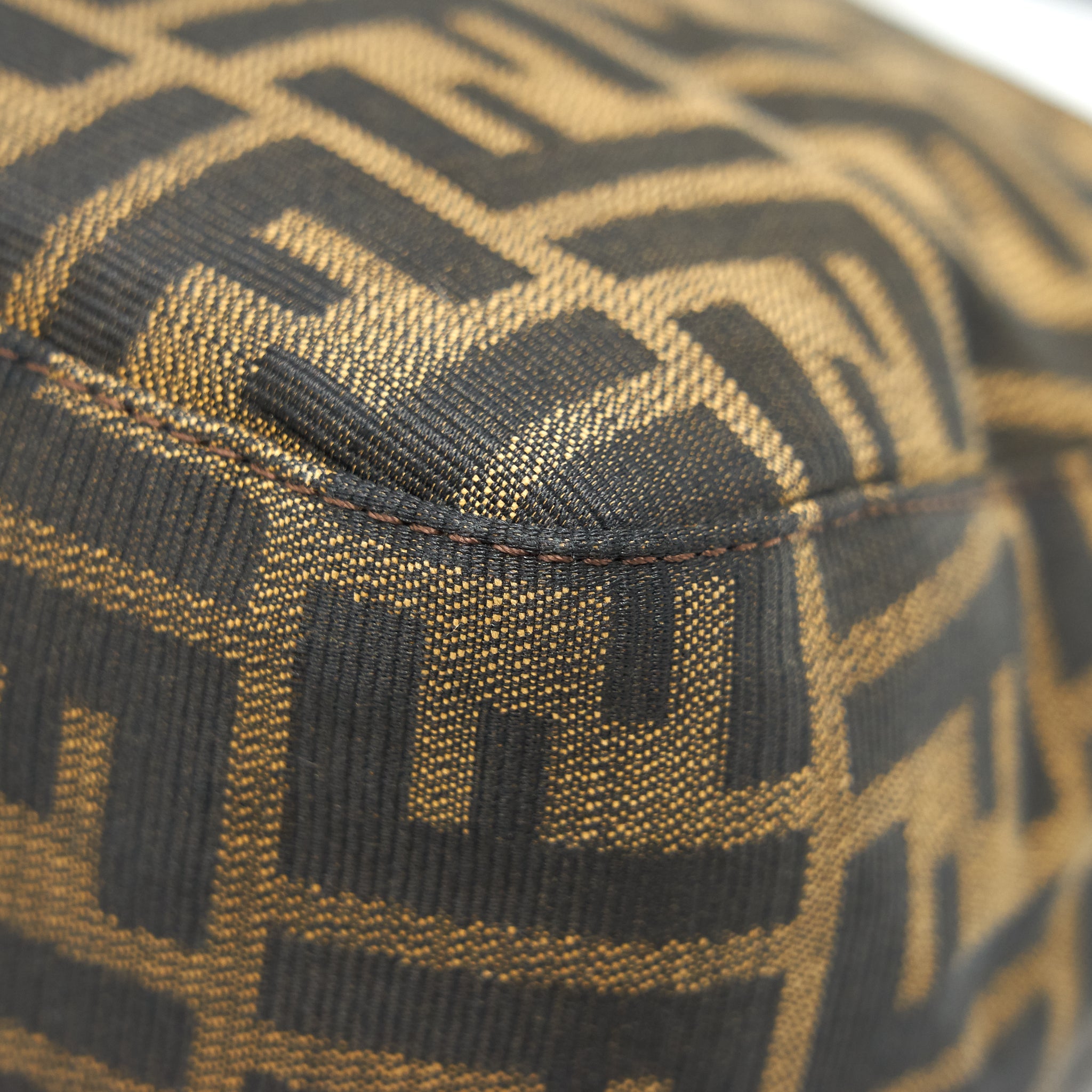 FENDI VINTAGE ZUCCA MAMMA BAGUETTE BAG