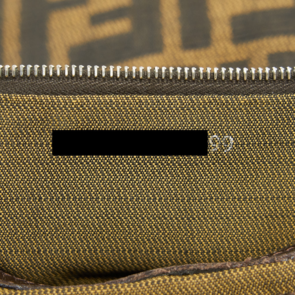 FENDI VINTAGE ZUCCA MAMMA BAGUETTE BAG