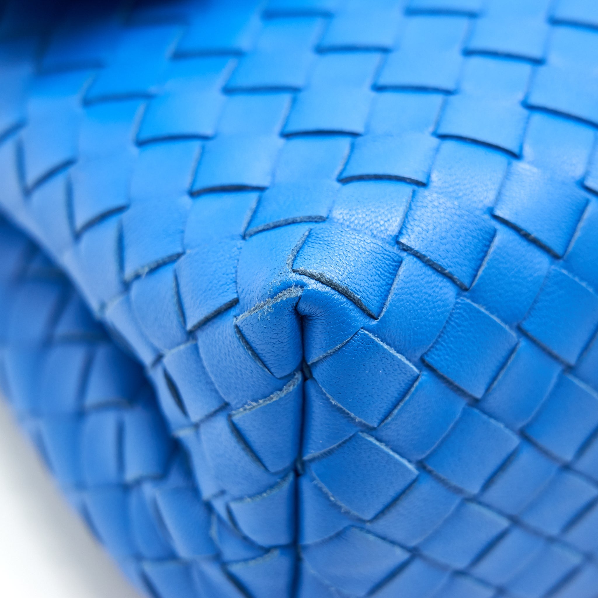 BOTTEGA VENETA SMALL OLYMPIA BAG BLUE