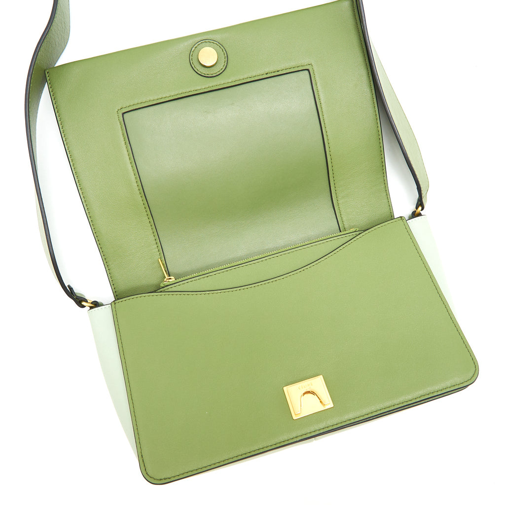 CELINE FRAME BAG SHOULDER BAG GREEN