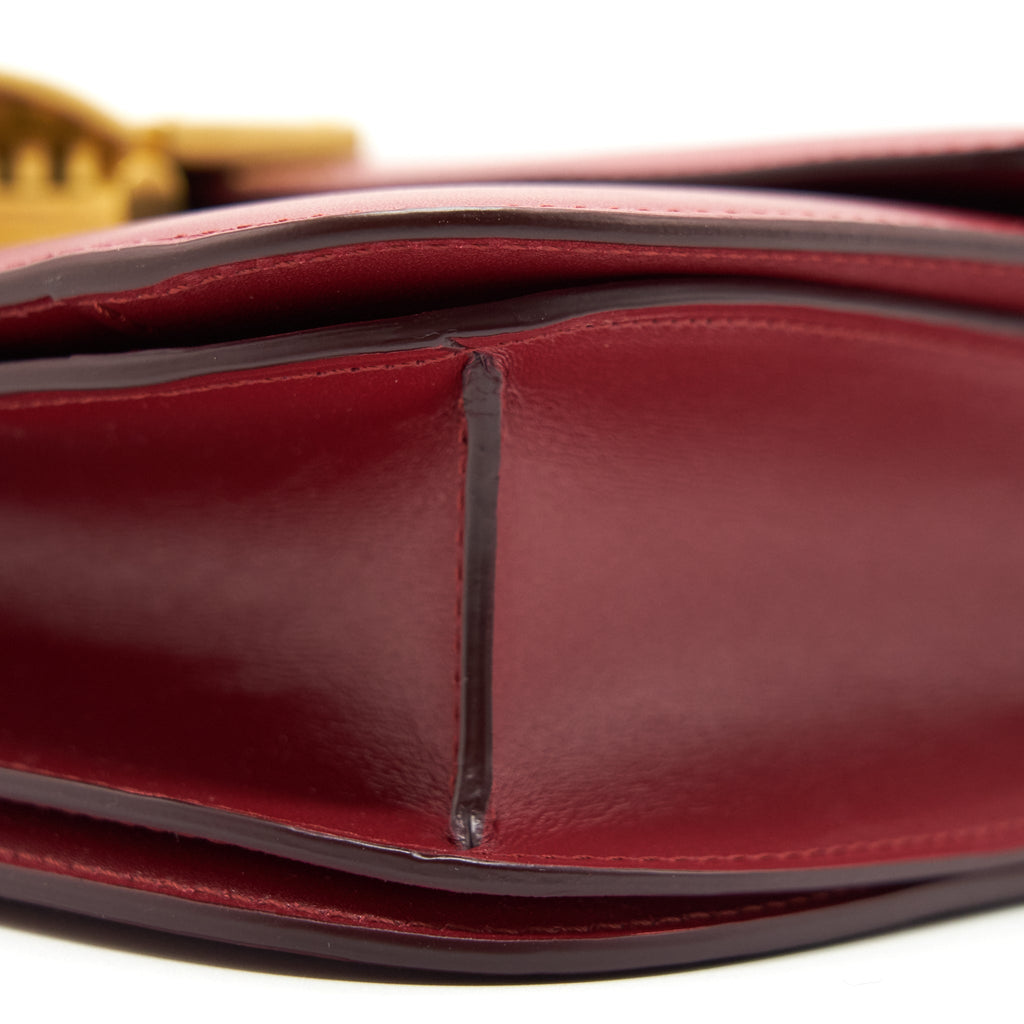 CELINE MEDIUM CLASSIC BOX BAG CALFSKIN RED