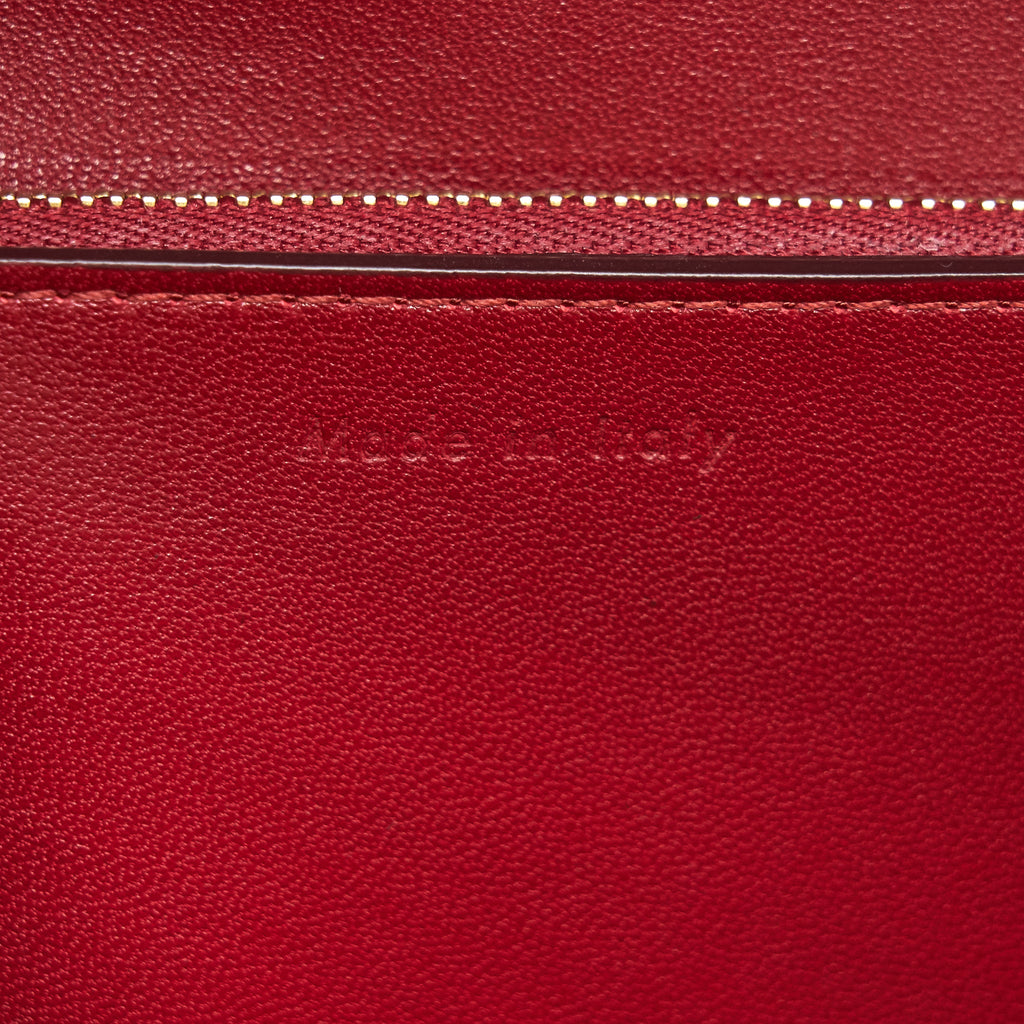CELINE MEDIUM CLASSIC BOX BAG CALFSKIN RED