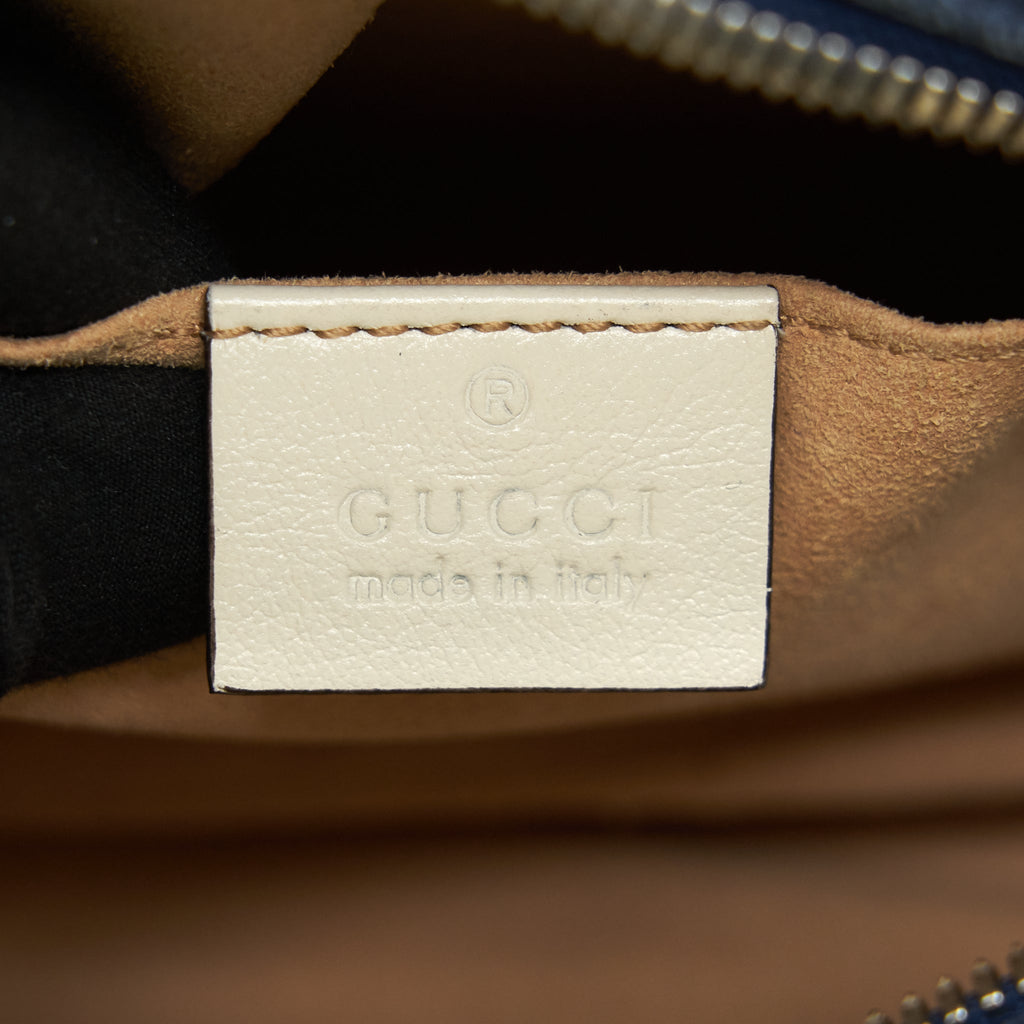 GUCCI SMALL GG MARMONT BAG NAVY