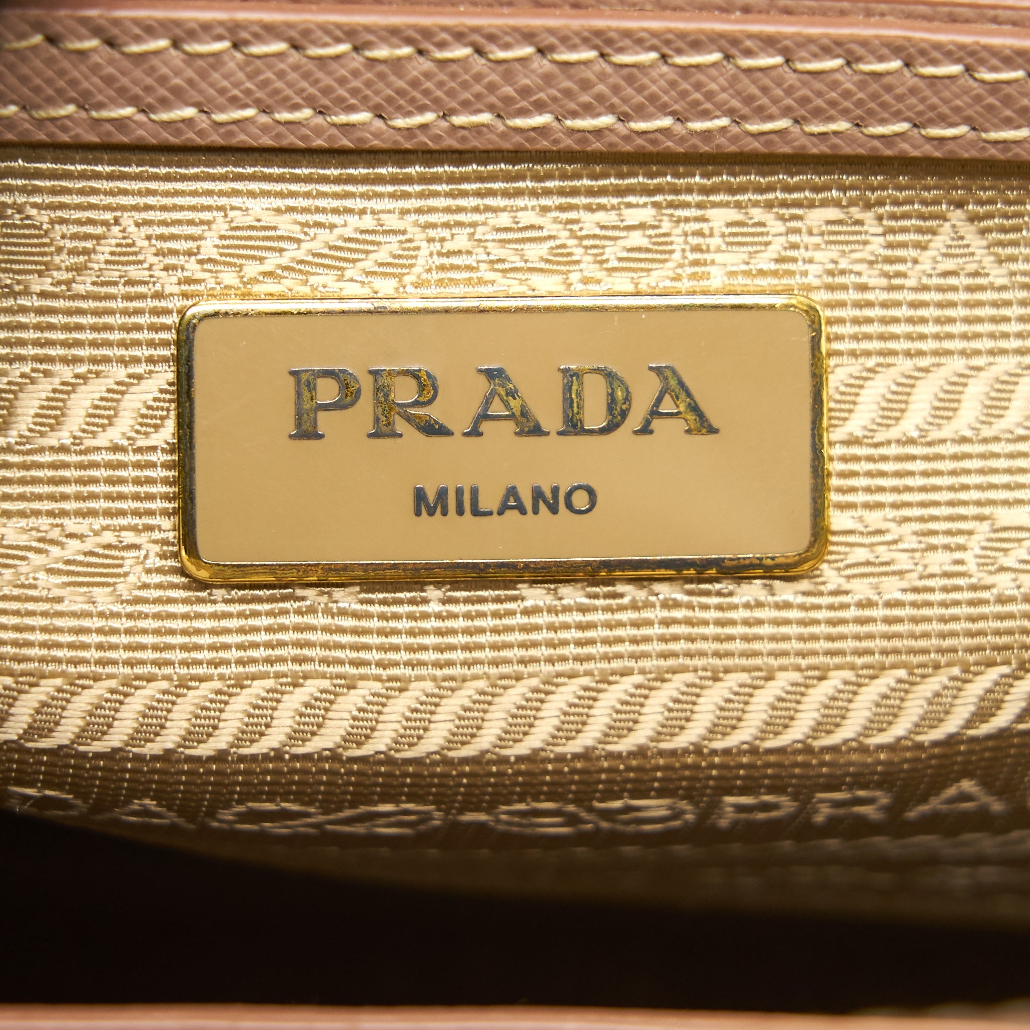 PRADA SAFFIANO TOTE BAG LIGHT PINK