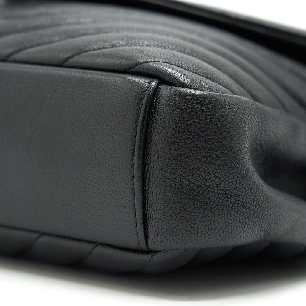 SAINT LAURENT / YSL CHEVRON MONOGRAM BAG LIMITED EDITION