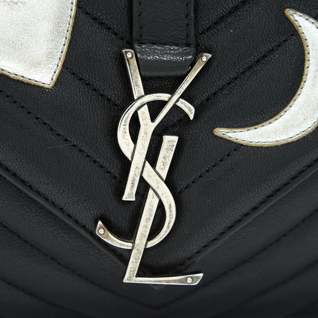 SAINT LAURENT / YSL CHEVRON MONOGRAM BAG LIMITED EDITION