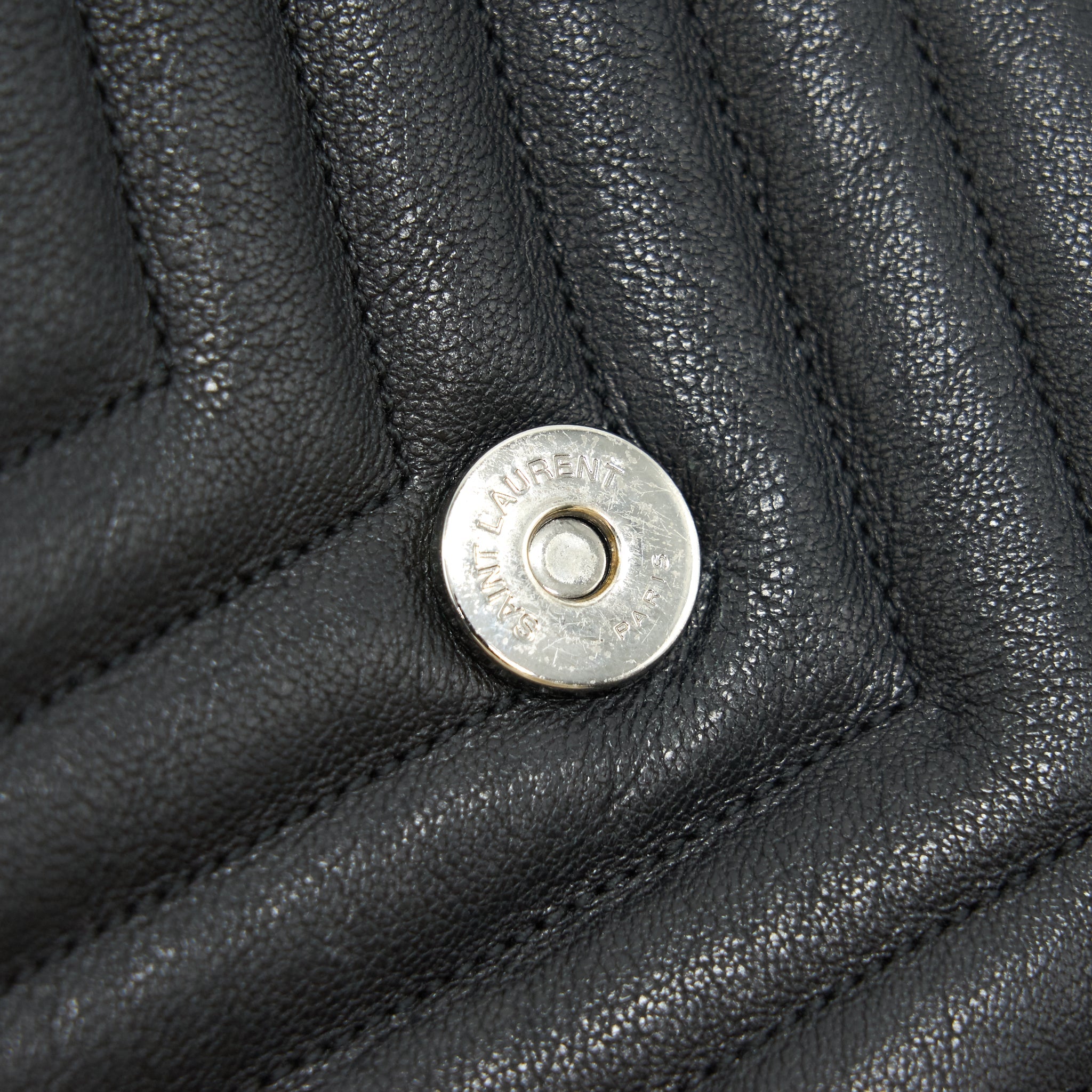 SAINT LAURENT / YSL CHEVRON MONOGRAM BAG LIMITED EDITION