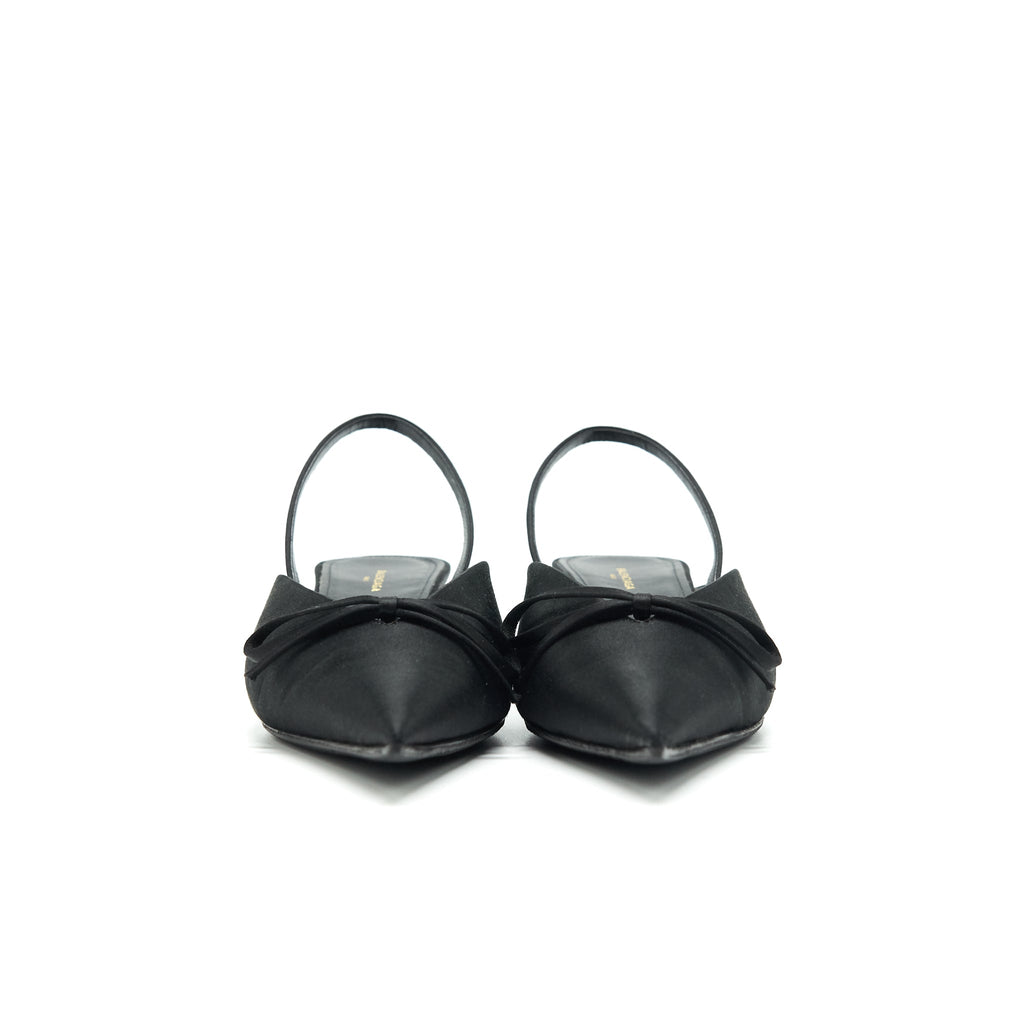 BALENCIAGA BOW KNIFE SLINGBACK BLACK SIZE37