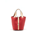 HERMES PICOTIN 18 ROSE TOMATE / ROSE ELGANTINE
