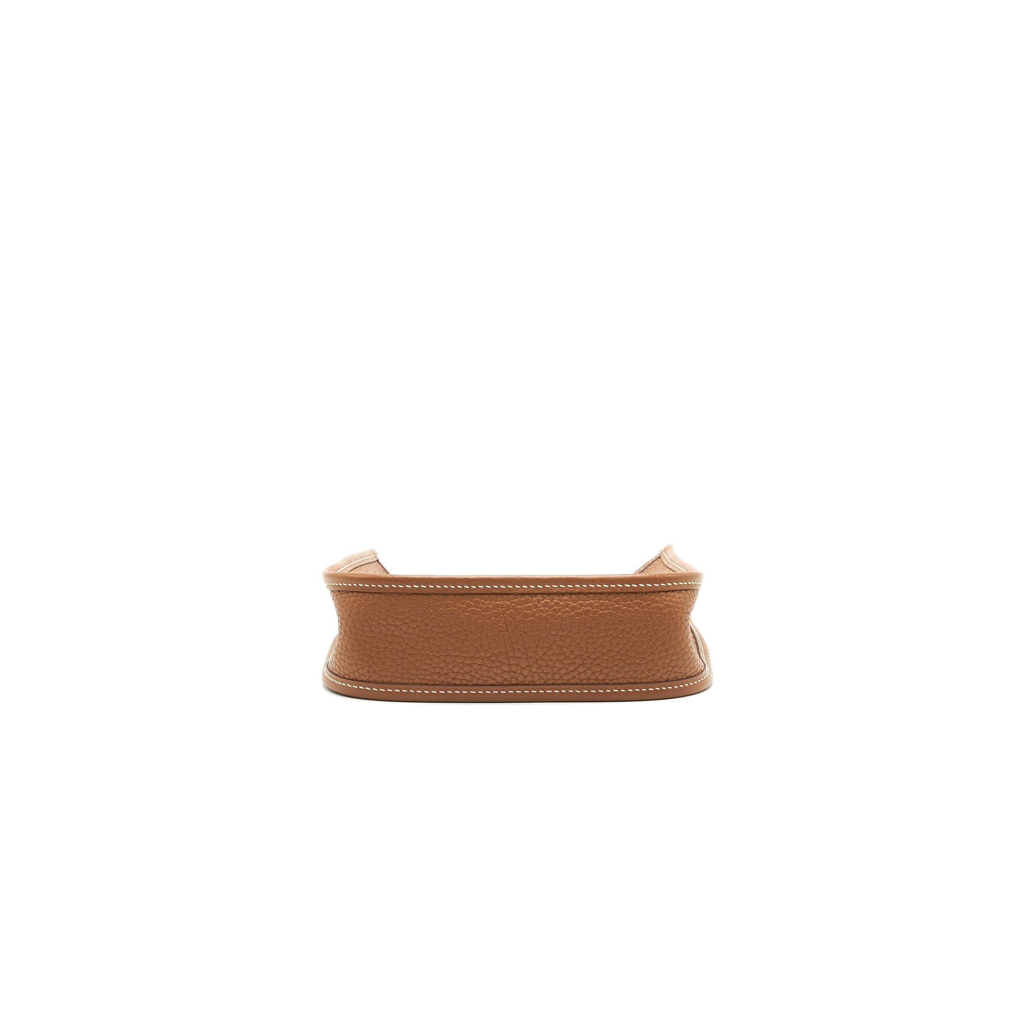 HERMES MINI EVELYNE GOLD WITH GOLD HARDWARE