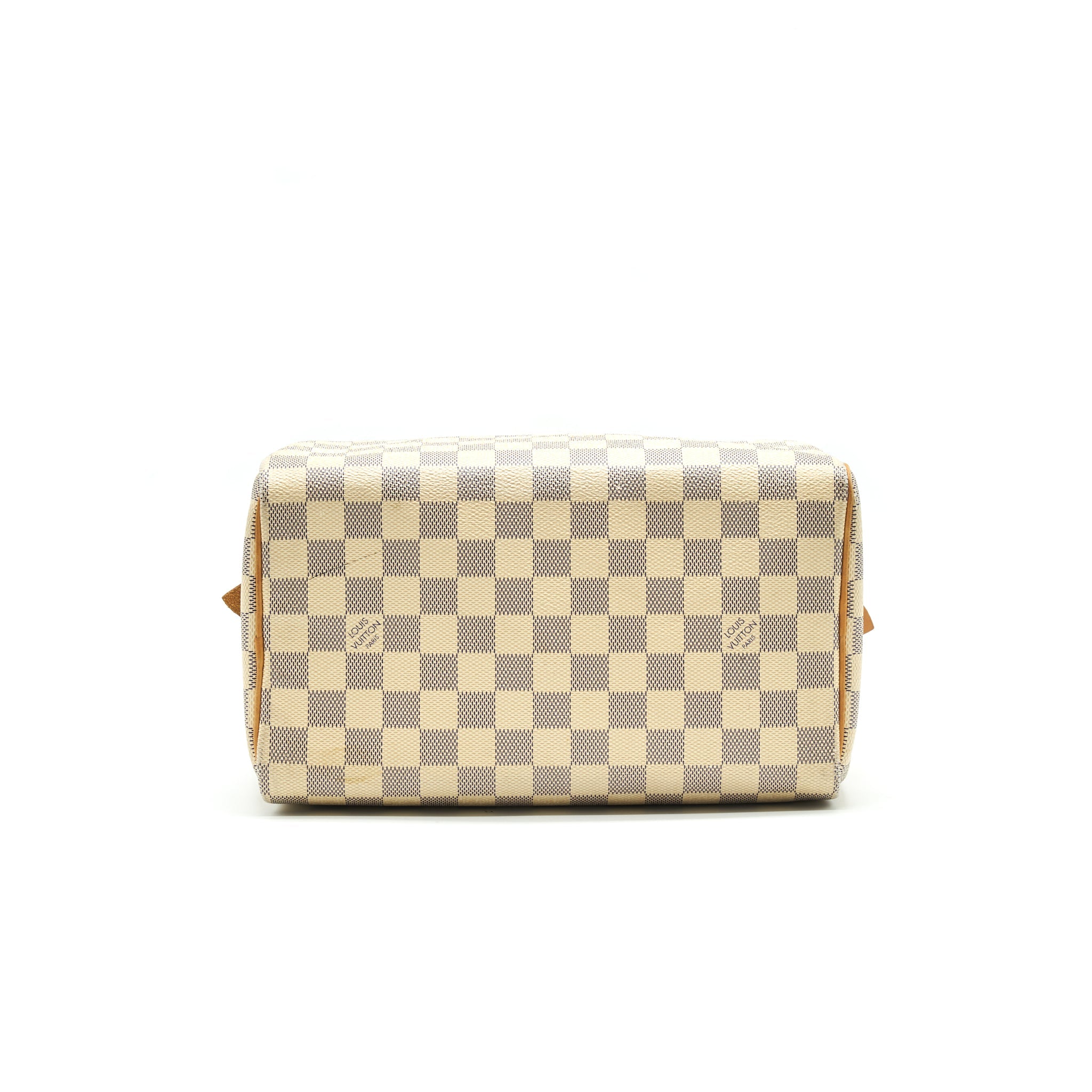 LOUIS VUITTON SPEEDY 25 DAMIER AZUR CANVAS HANDBAG