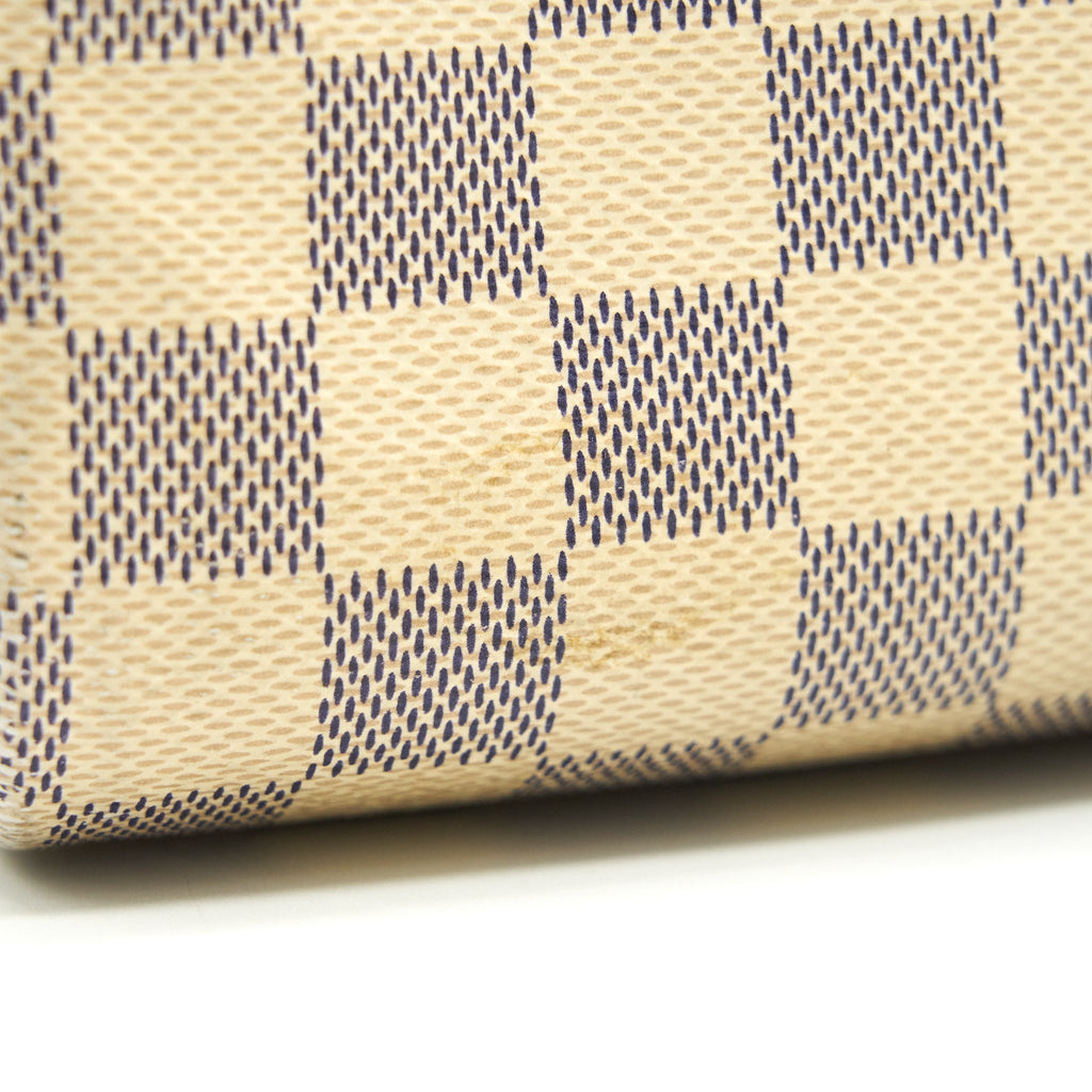 LOUIS VUITTON SPEEDY 25 DAMIER AZUR CANVAS HANDBAG