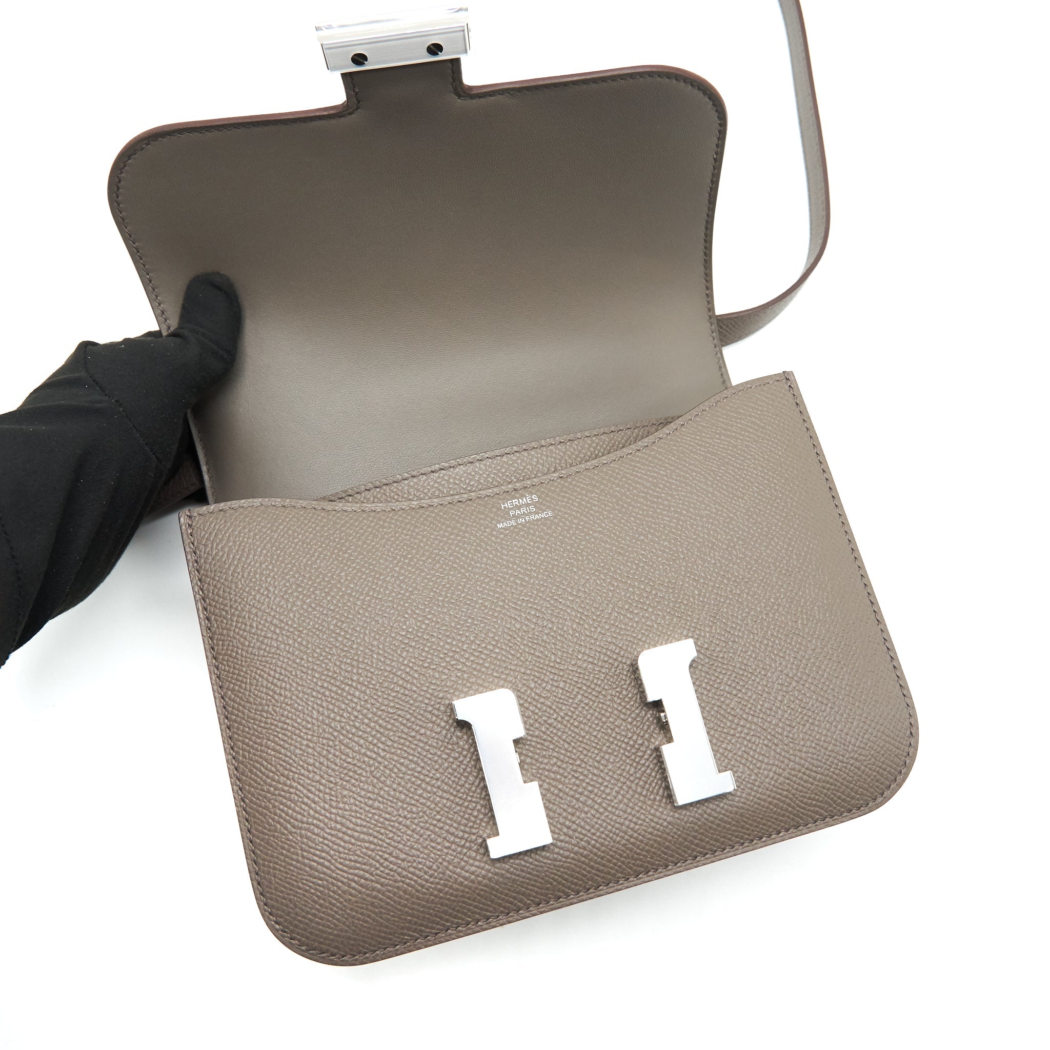 HERMES CONSTANCE MINI GRIS ETAIN SHW YEAR 2020