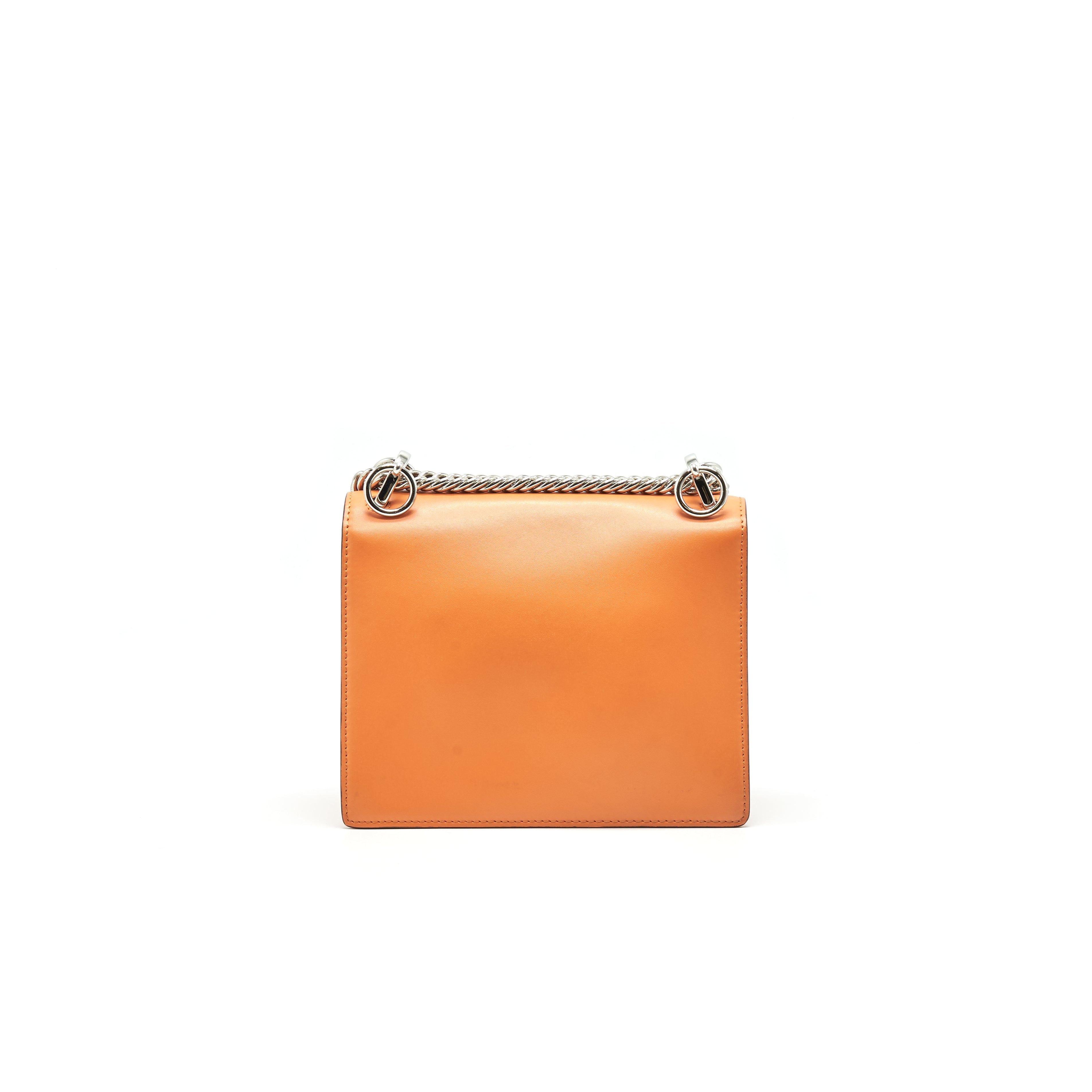 FENDI KAN I SMALL SHOULDER BAG ORANGE