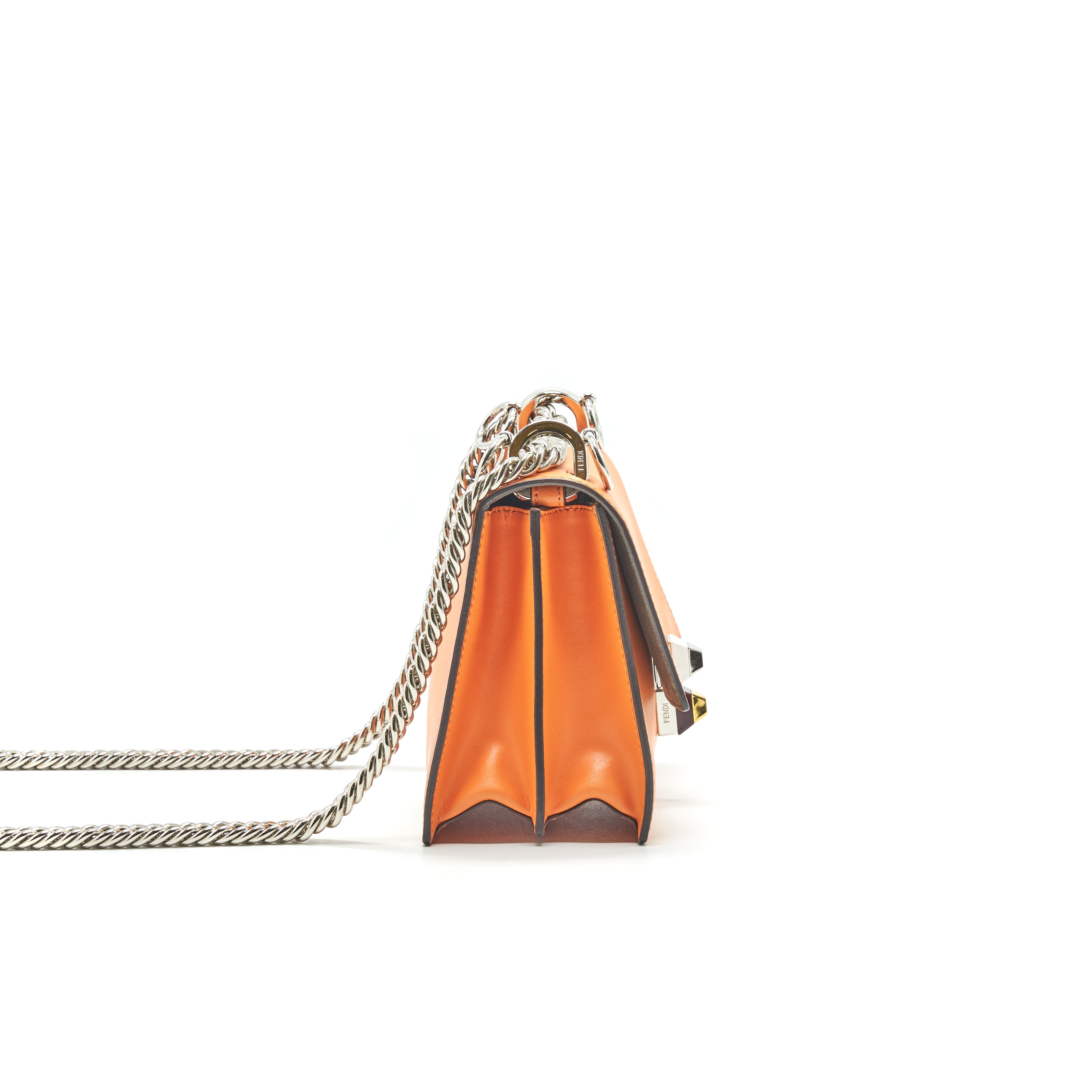 FENDI KAN I SMALL SHOULDER BAG ORANGE