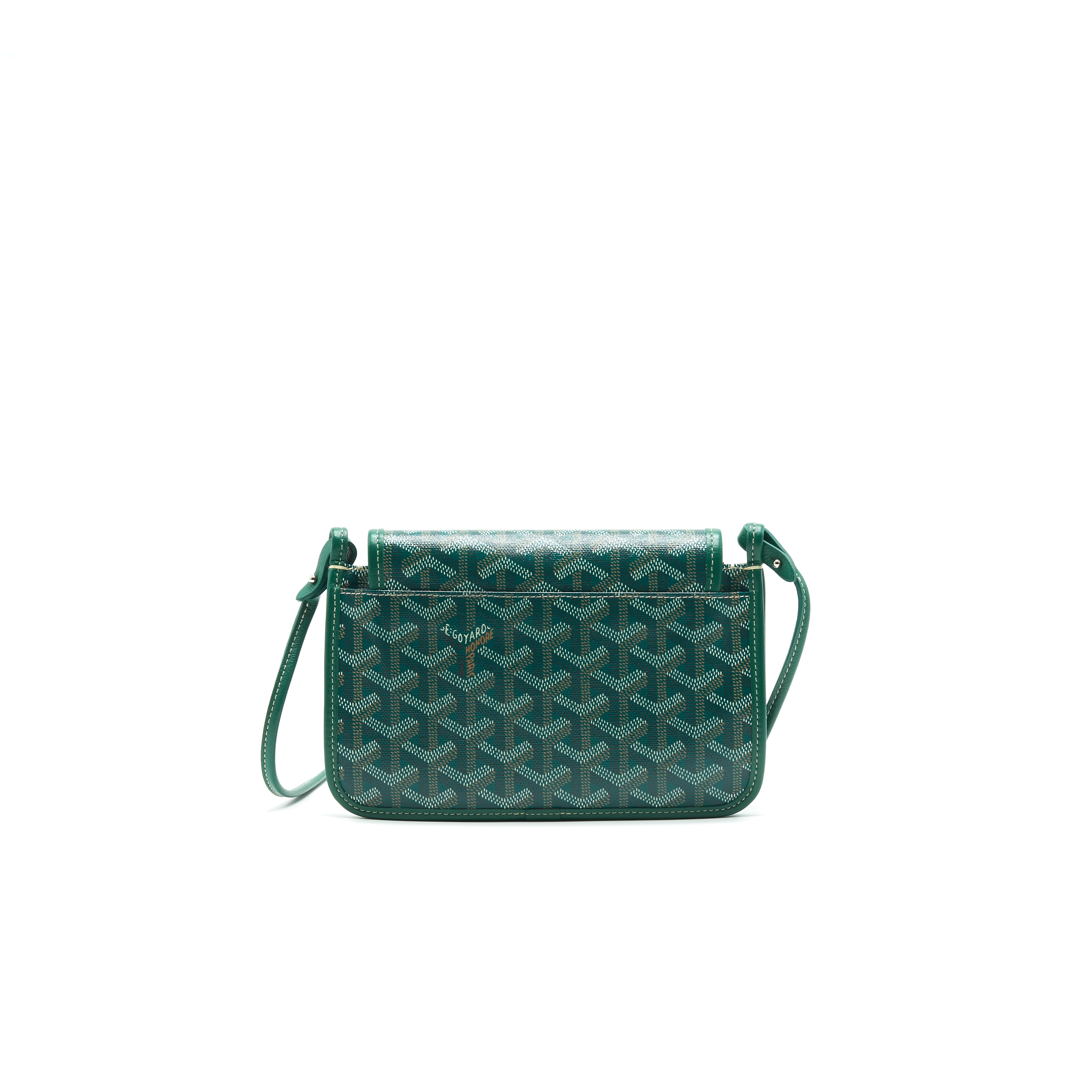 GOYARD PLUMET CROSSBAG WALLET CLUTCH GREEN